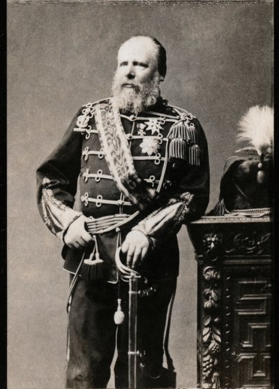 Porträt von Wilhelm III. der Niederlande (1817-1890), König der Niederlande von French Photographer